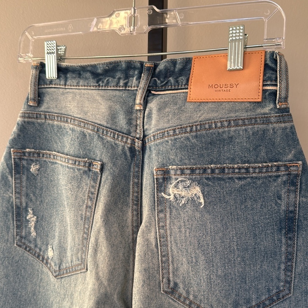 Moussy Vintage Fredonia Wide Tapered Jeans 25 - Picture 6 of 7